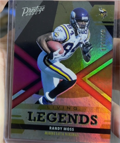 2022 Panini Prestige Living Legends #LL-1 Randy Moss — front