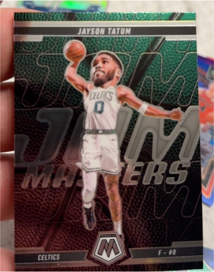 2024-25 Panini Mosaic #15 Jayson Tatum Jam Masters — front