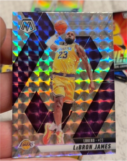 2024-25 Panini Mosaic #180 LeBron James — front