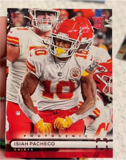 2022 Panini Chronicles #PH-31 Isiah Pacheco Photogenic — front