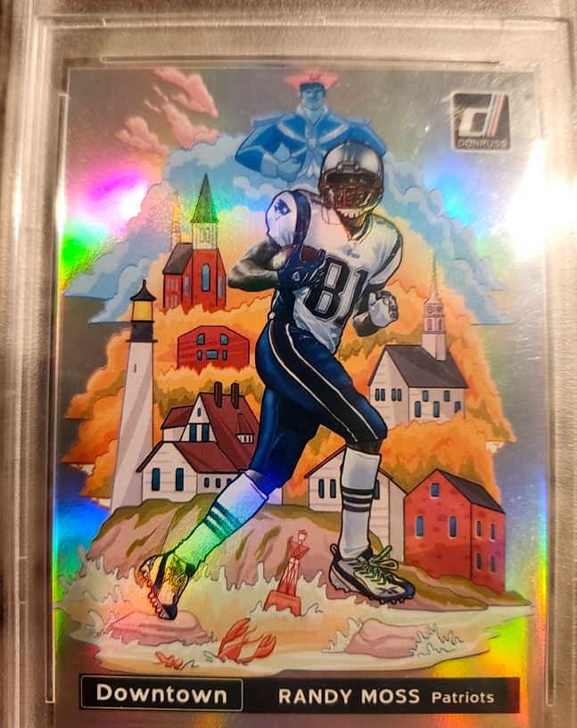 2021 Panini Donruss Optic #DT-3 Randy Moss Downtown — front