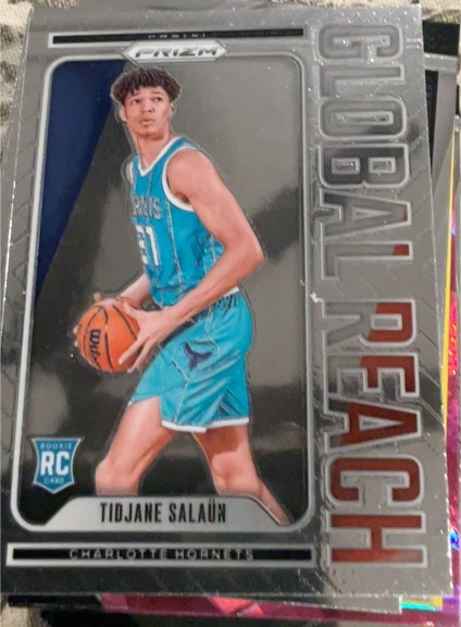 2024-25 Panini Prizm #3 Tidjane Salaun Global Reach — front