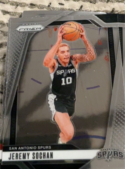 2024-25 Panini Prizm #23 Jeremy Sochan — front
