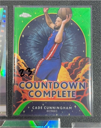 2024-25 Topps Chrome #CC-10 Cade Cunningham Countdown Complete — front