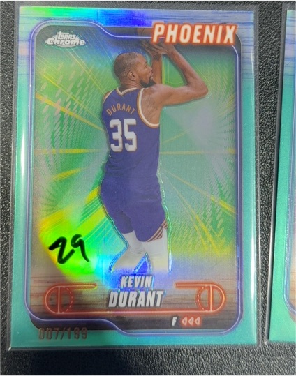 2024-25 Topps Chrome #101 Kevin Durant — front