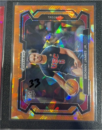 2024 Panini Prizm Draft Picks #86 Bronny James Jr. — front