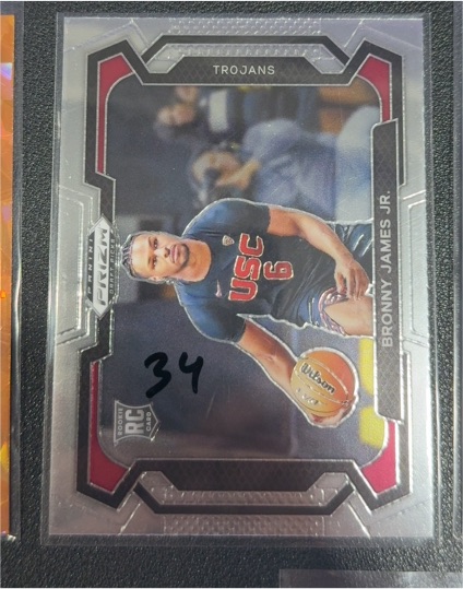 2024 Panini Prizm Draft Picks #86 Bronny James Jr. — front