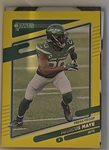 2021 Panini Donruss #44 Marcus Maye Press Proof — front