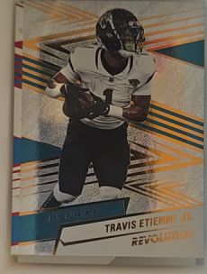 2025 Panini Revolution #92 Travis Etienne Jr — front