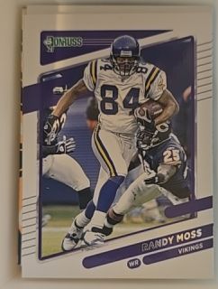 2021 Donruss #128 Randy Moss — front