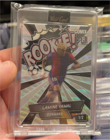2024 Wild Card Comix #1/2 Lamine Yamal Rookie — front