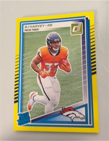2025 Panini Donruss #312 RJ Harvey — front