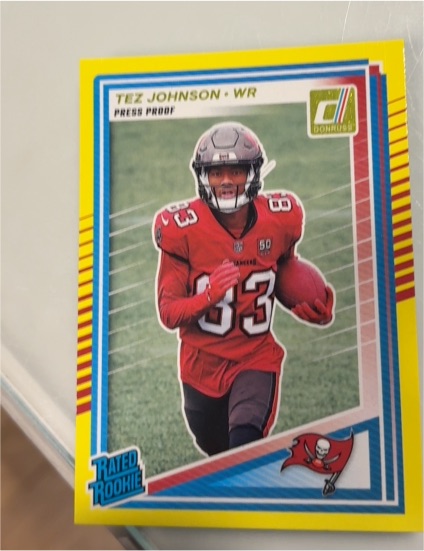 2025 Donruss #313 Tez Johnson — front