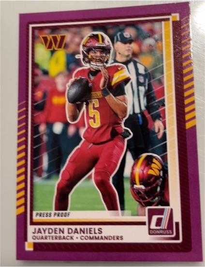 2025 Panini Donruss #28 Jayden Daniels — front