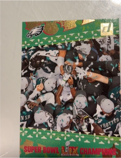 2025 Donruss Super Bowl LIX Champions #1 Philadelphia Eagles — front