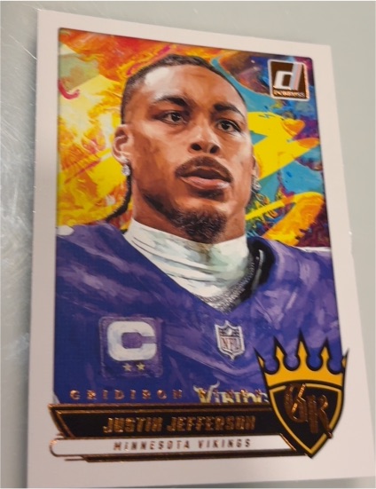 2025 Donruss Gridiron Kings #GK-JJN Justin Jefferson — front