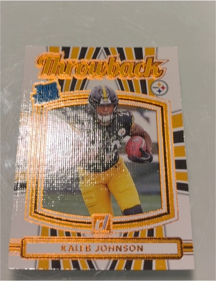 2025 Panini Donruss Throwback Rated Rookie Kareem Johnson — front