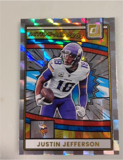 2025 Donruss Action-All Pros #AAP-JJE Justin Jefferson — front