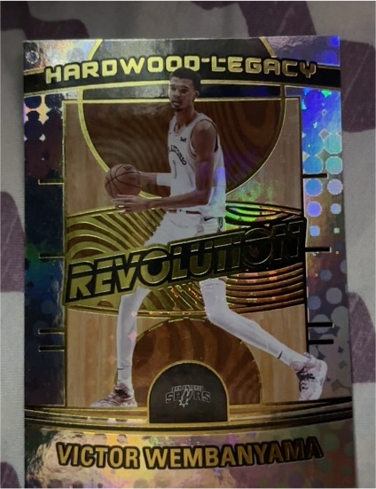 2024-25 Panini Revolution #10 Victor Wembanyama Hardwood Legacy — front