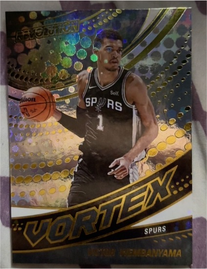 2024-25 Panini Revolution #17 Victor Wembanyama Vortex — front