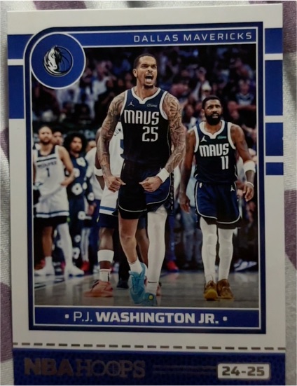 2024-25 Panini Hoops #39 P.J. Washington Jr. — front