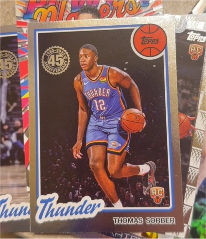 2025-26 Topps #80BK-61 Thomas Sorber — front