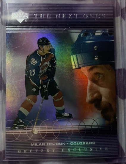 1999-00 Upper Deck Gretzky Exclusives #87 Milan Hejduk — front