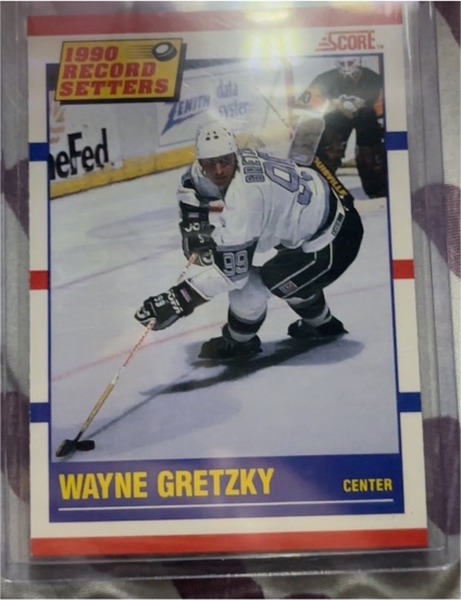 1990 Score #347 Wayne Gretzky — front