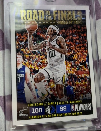 2022-23 Panini NBA Hoops Road to the Finals First Round #24 Jordan Clarkson — front