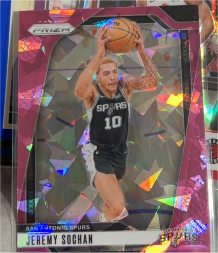 2024-25 Panini Prizm #23 Jeremy Sochan — front