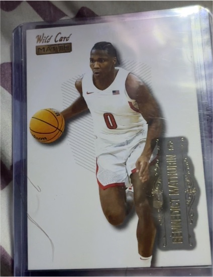 2022 Wild Card Matte #LBC-7 Bennedict Mathurin — front