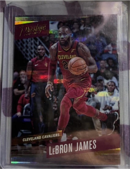 2017-18 Panini Prestige #16 LeBron James — front