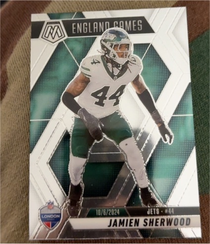 2025 Panini Mosaic England Games Jamien Sherwood #44 — front