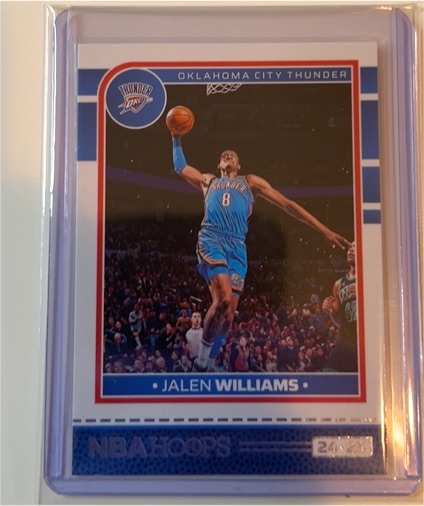 2024-25 Panini NBA Hoops #201 Jalen Williams — front