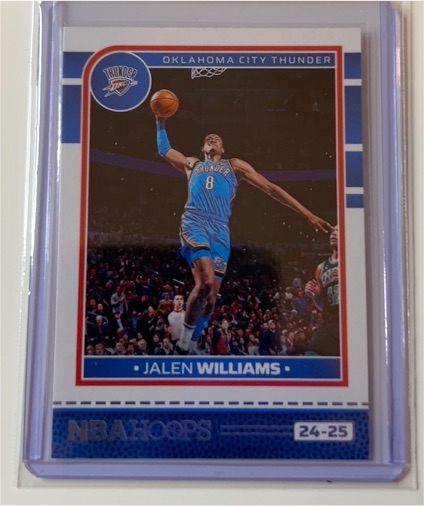 2024-25 Panini NBA Hoops #24-25 Jalen Williams — front