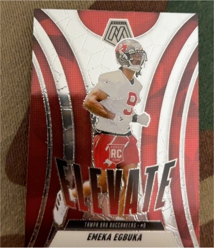 2025 Panini Mosaic Elevate #2 Emeka Egbuka — front
