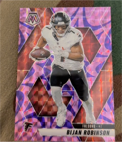 2025 Panini Mosaic #7 Bijan Robinson — front
