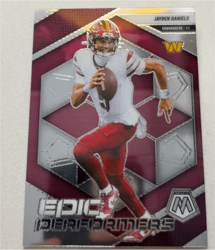 2025 Panini Mosaic #20 Jayden Daniels Epic Performers — front