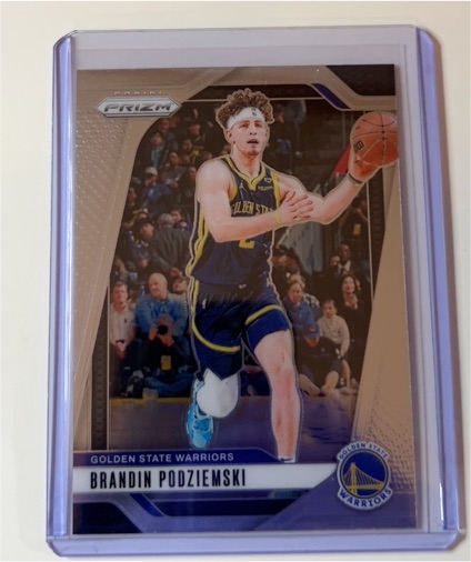 2024-25 Panini Prizm #81 Brandin Podziemski — front