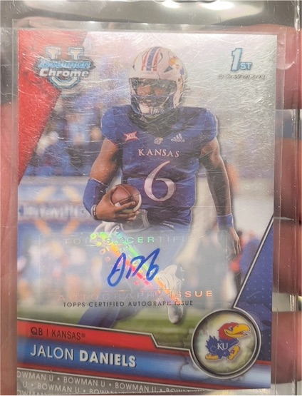 2023 Bowman Chrome University #173 Jalon Daniels — front
