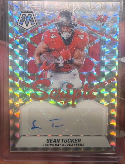 2024 Panini Mosaic #SC-STU Sean Tucker Scripts — front