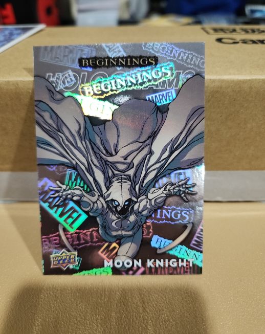 2023 Upper Deck Marvel Beginnings Holograms Moon Knight — front