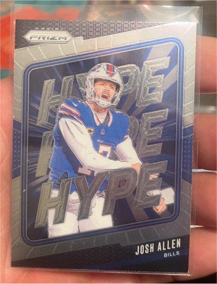 2024 Panini Prizm #13 Josh Allen Hype — front