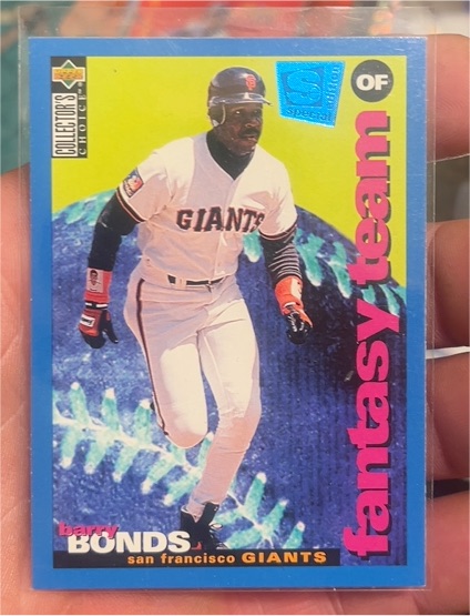 1995 Upper Deck Collector's Choice SE #259 Barry Bonds Fantasy Team San Francisco Giants — front