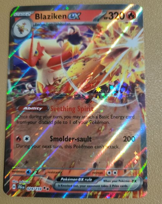 2023 Pokémon SV09: Journey Together #024 Blaziken ex — front