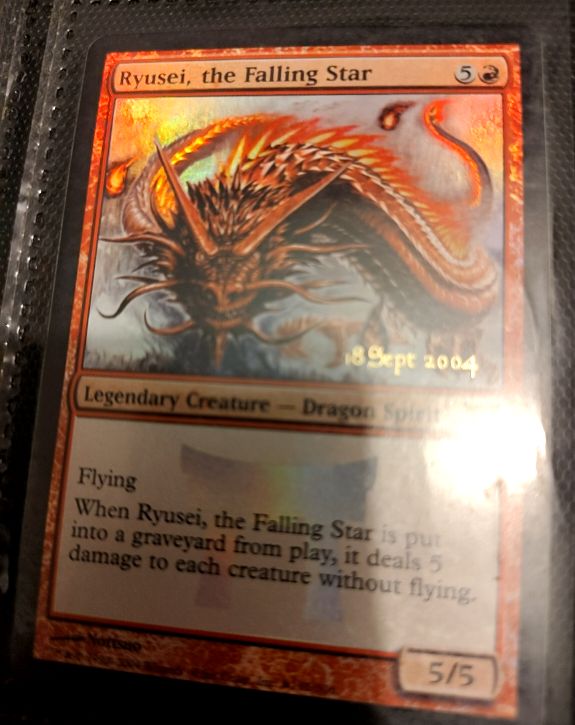 Ryusei, the Falling Star (2004) Magic: The Gathering — front