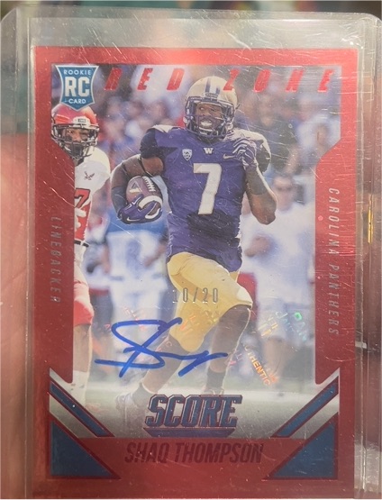 2015 Panini Score Red Zone #358 Shaq Thompson — front