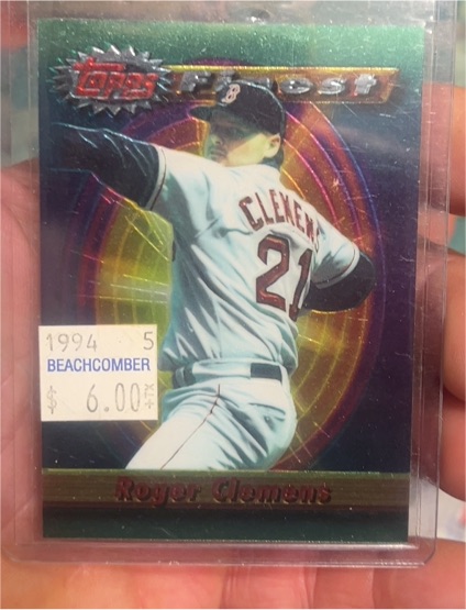 1994 Topps Finest #217 Roger Clemens — front