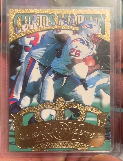 1996 Pacific Dynagon Kings of the NFL #K-28 Curtis Martin — front