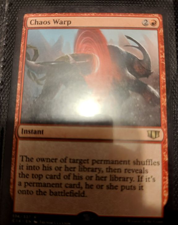 2020 Magic: The Gathering Commander #114 Chaos Warp — front